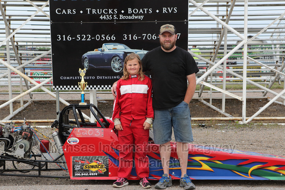 Jr. Dragster Novice 3rd Carly Welch